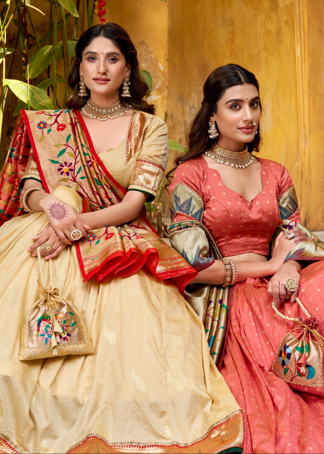 Sundari Zari Paithani Silk Lehenga