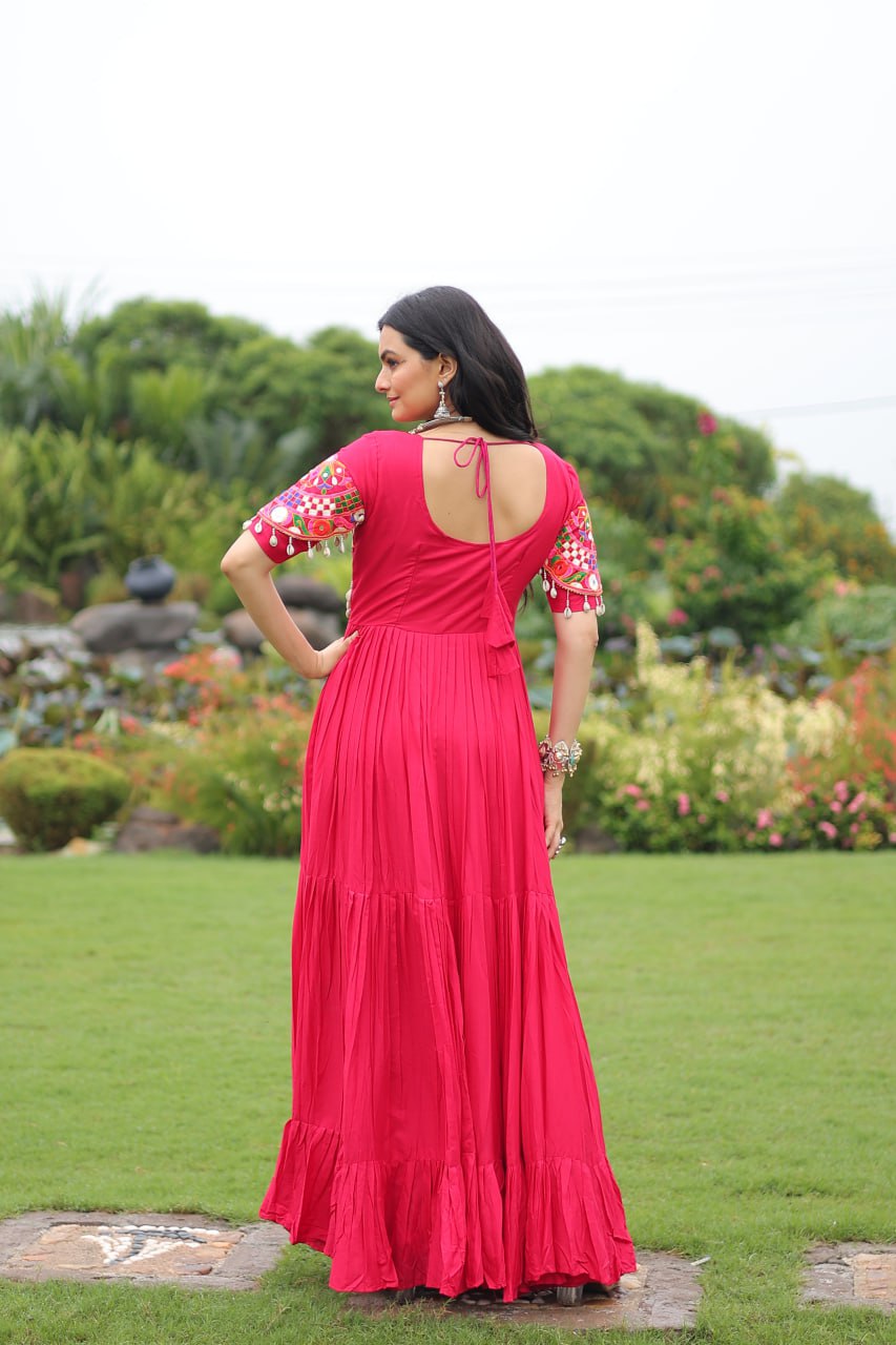 Festive Muse Layered Frill Gown