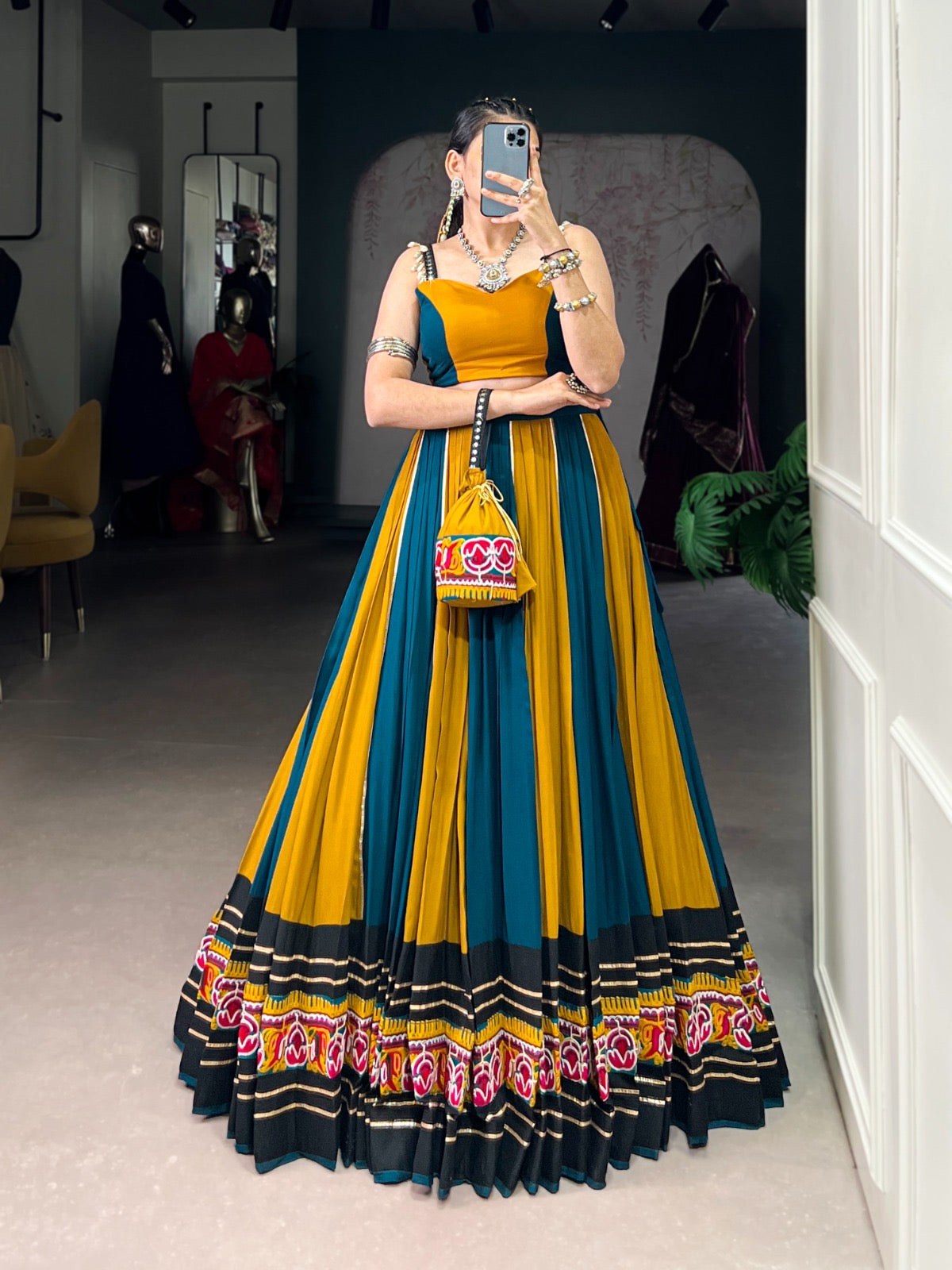 Garba Nights Festive Glow Lehenga