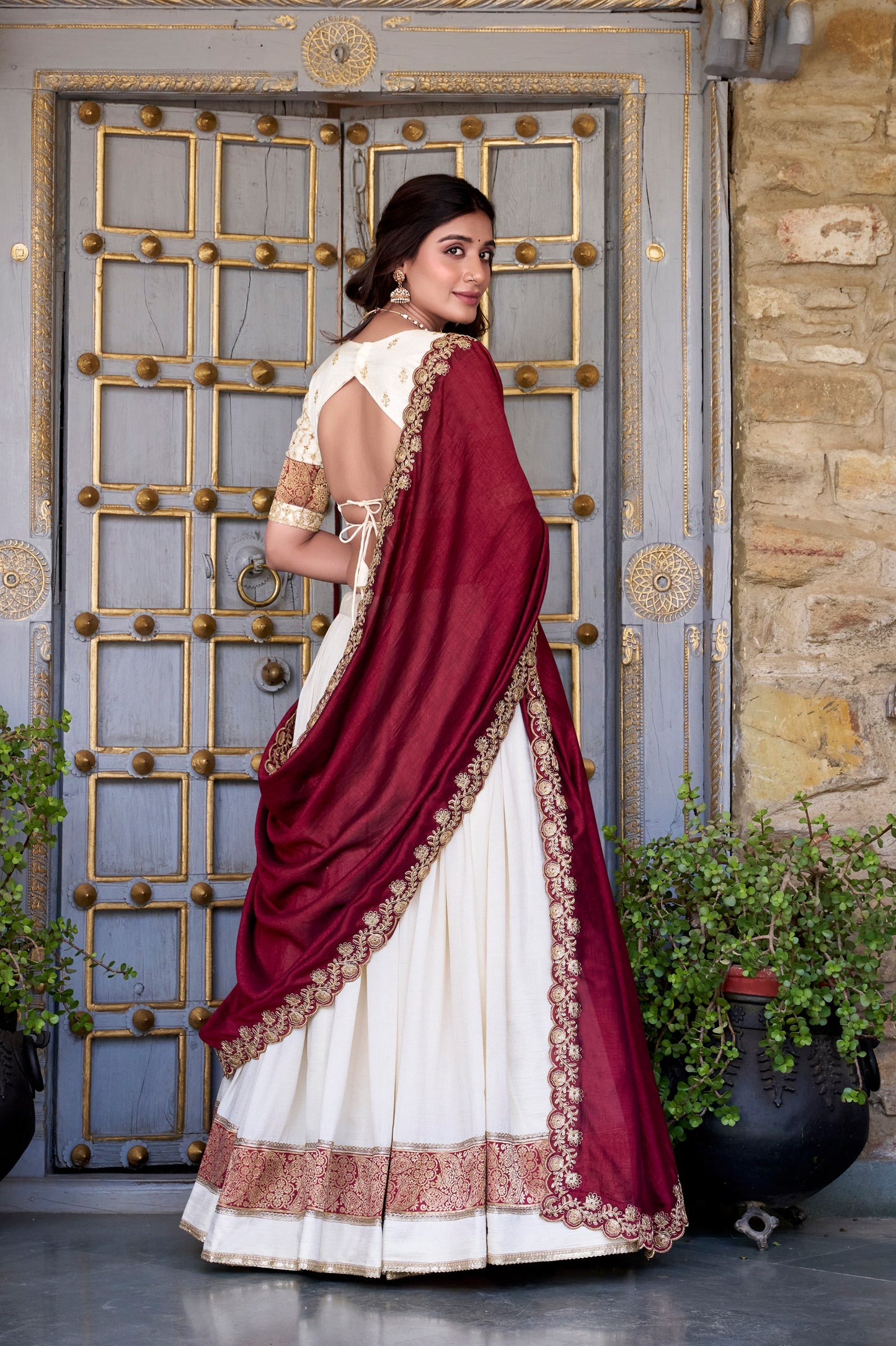 Zari Weave Mystic Shine Lehenga