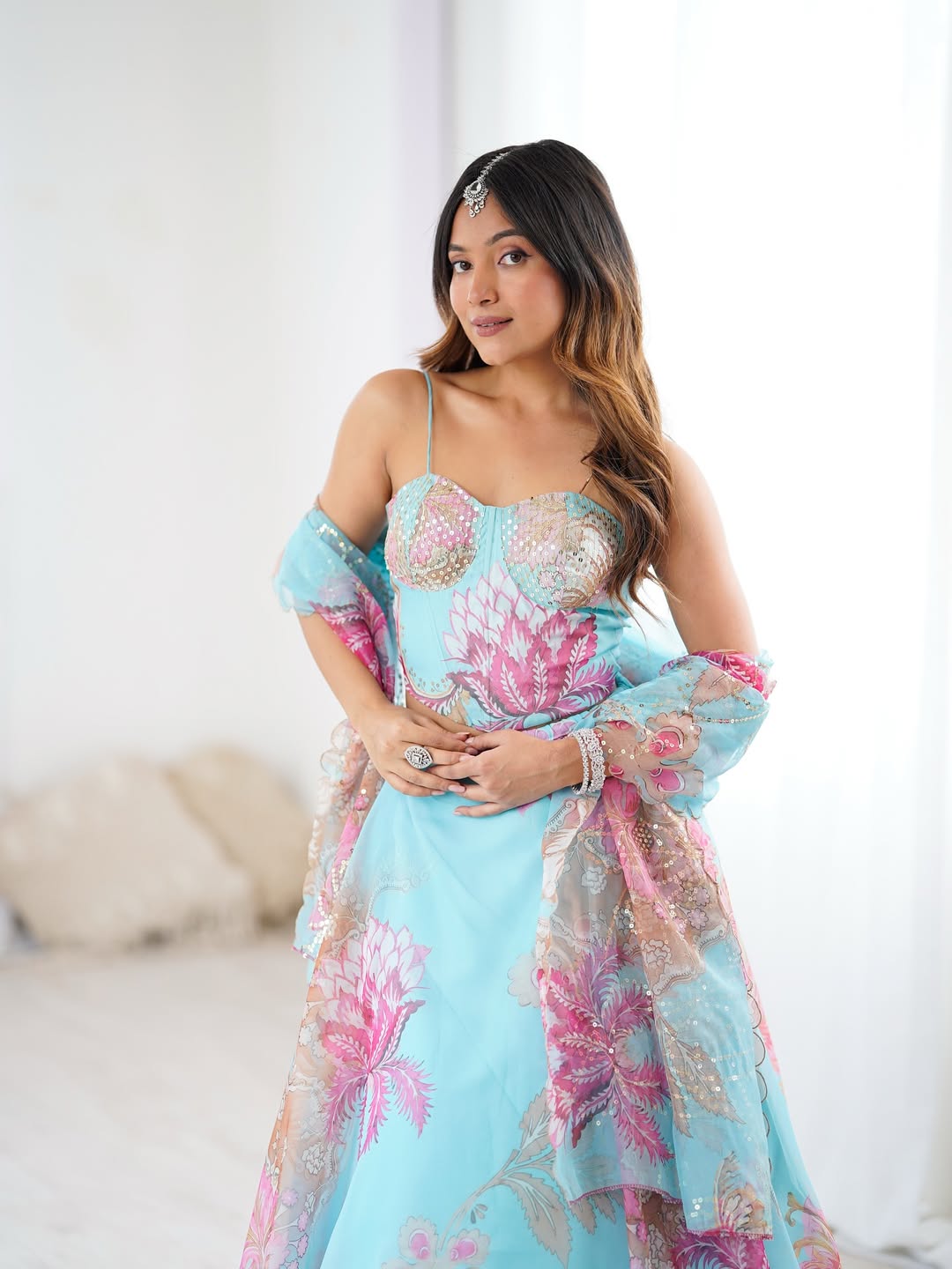 Frozen Muse Designer Lehenga Set