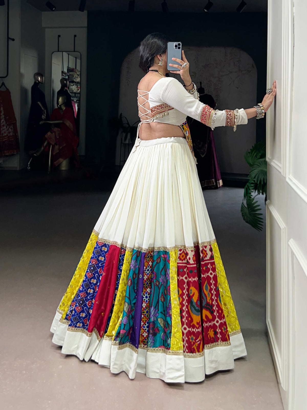 Festive Multi Patchwork Lehenga