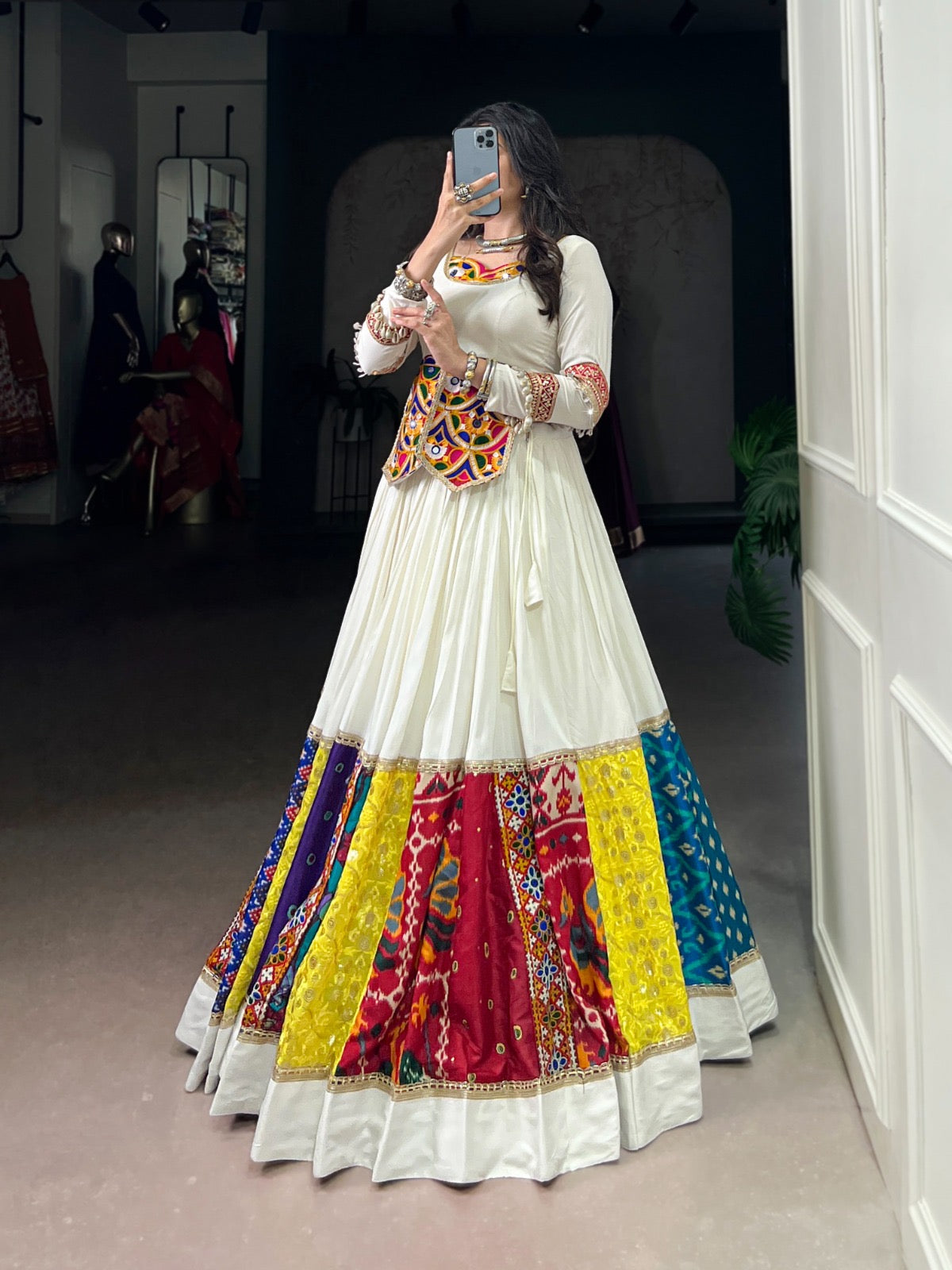 Festive Multi Patchwork Lehenga