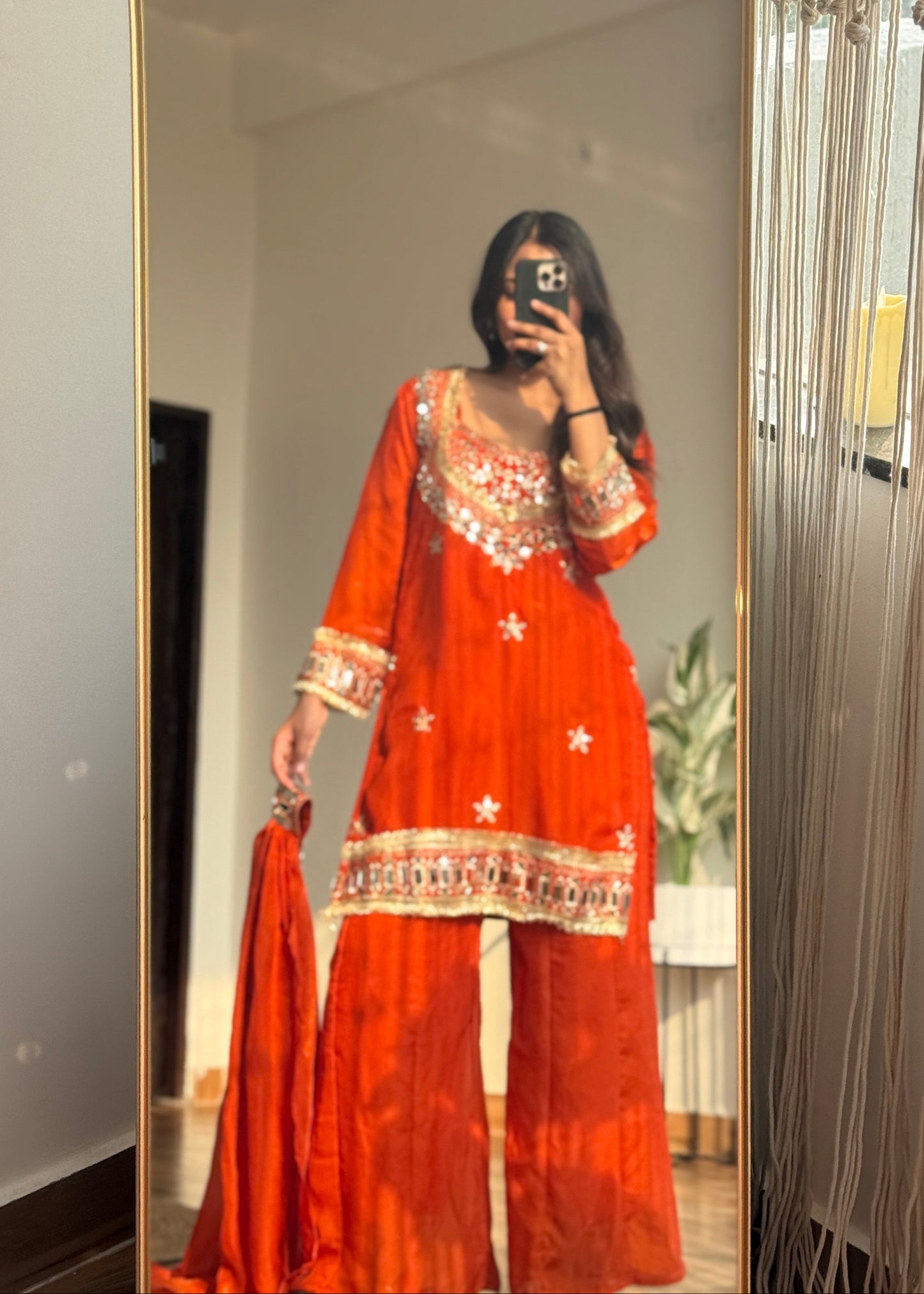 Kesari Noor Mirror Sharara Set