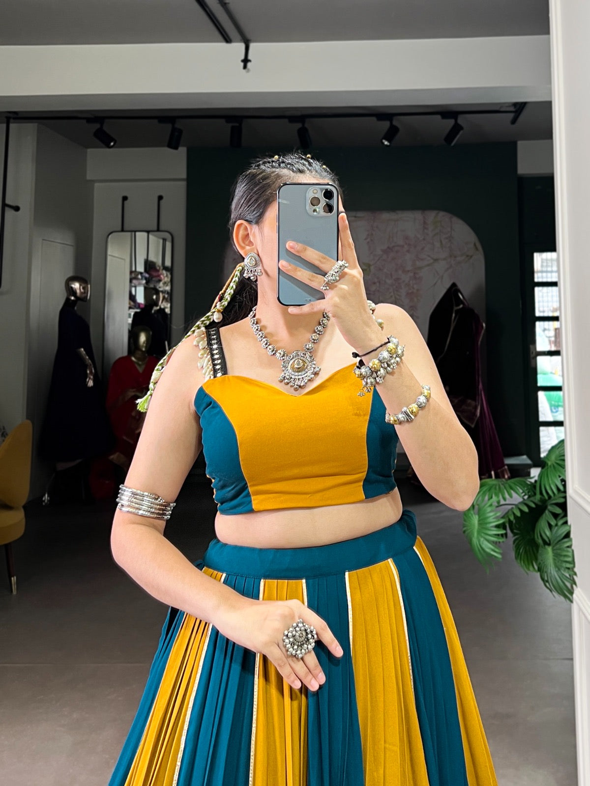 Garba Nights Festive Glow Lehenga