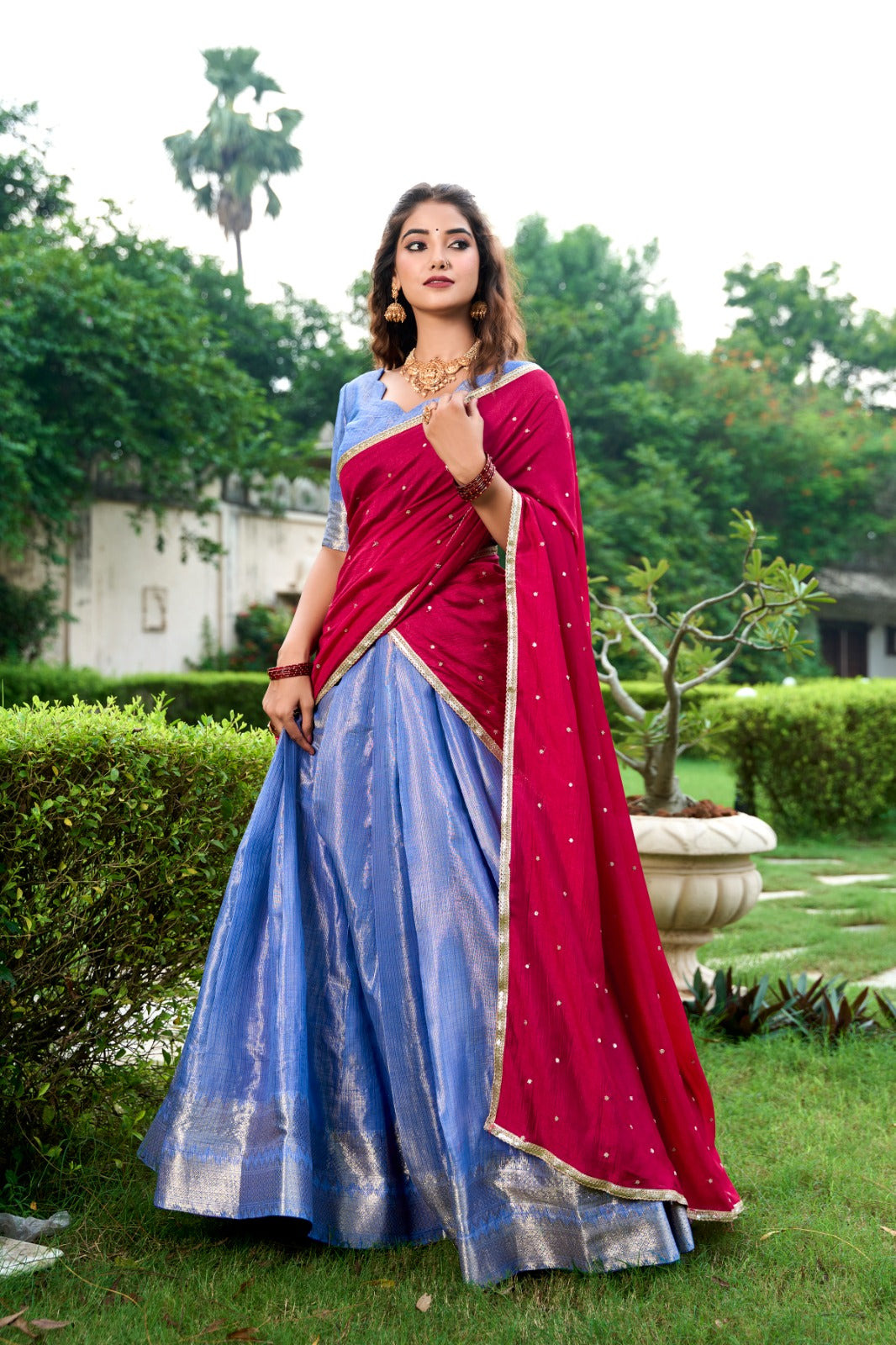 South Special Weaving Lehenga