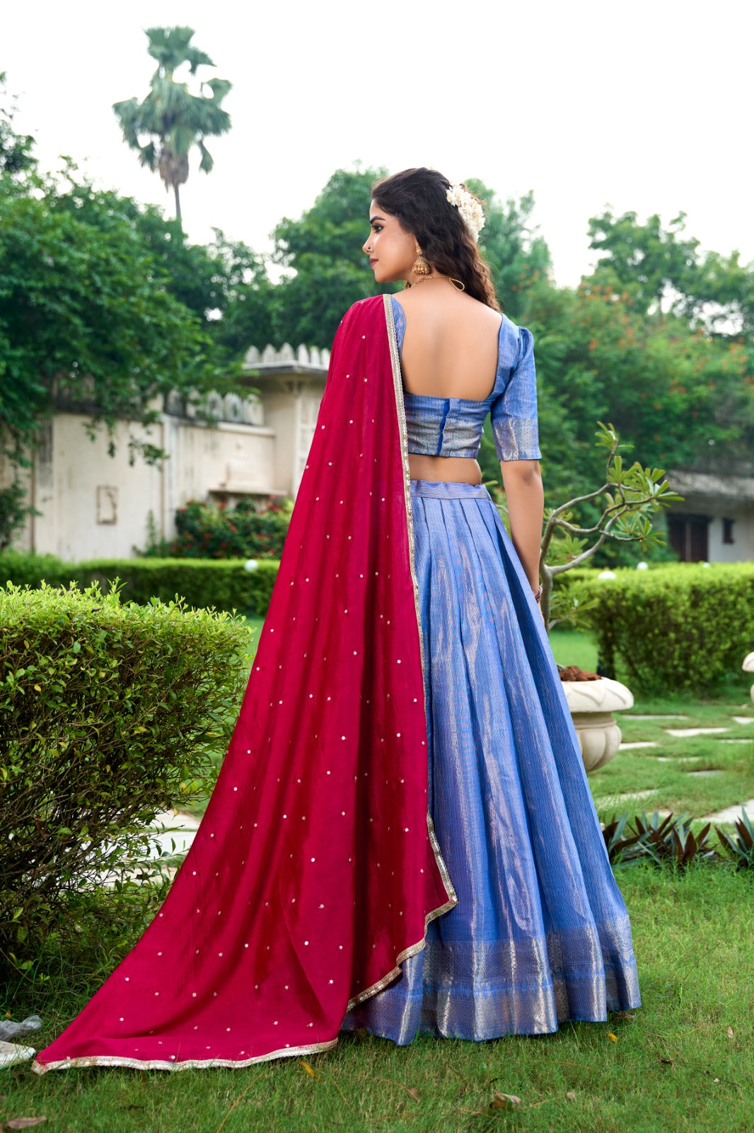 South Special Weaving Lehenga