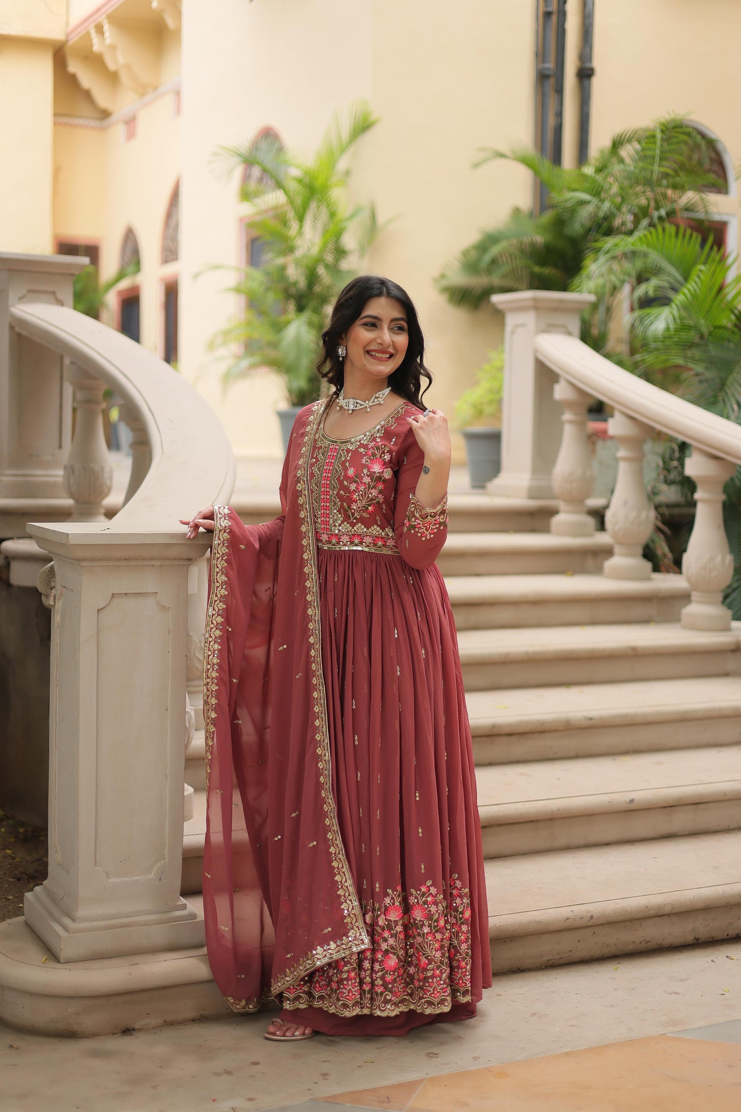 Beautiful Glimmering Sequins Sharara Suit Set