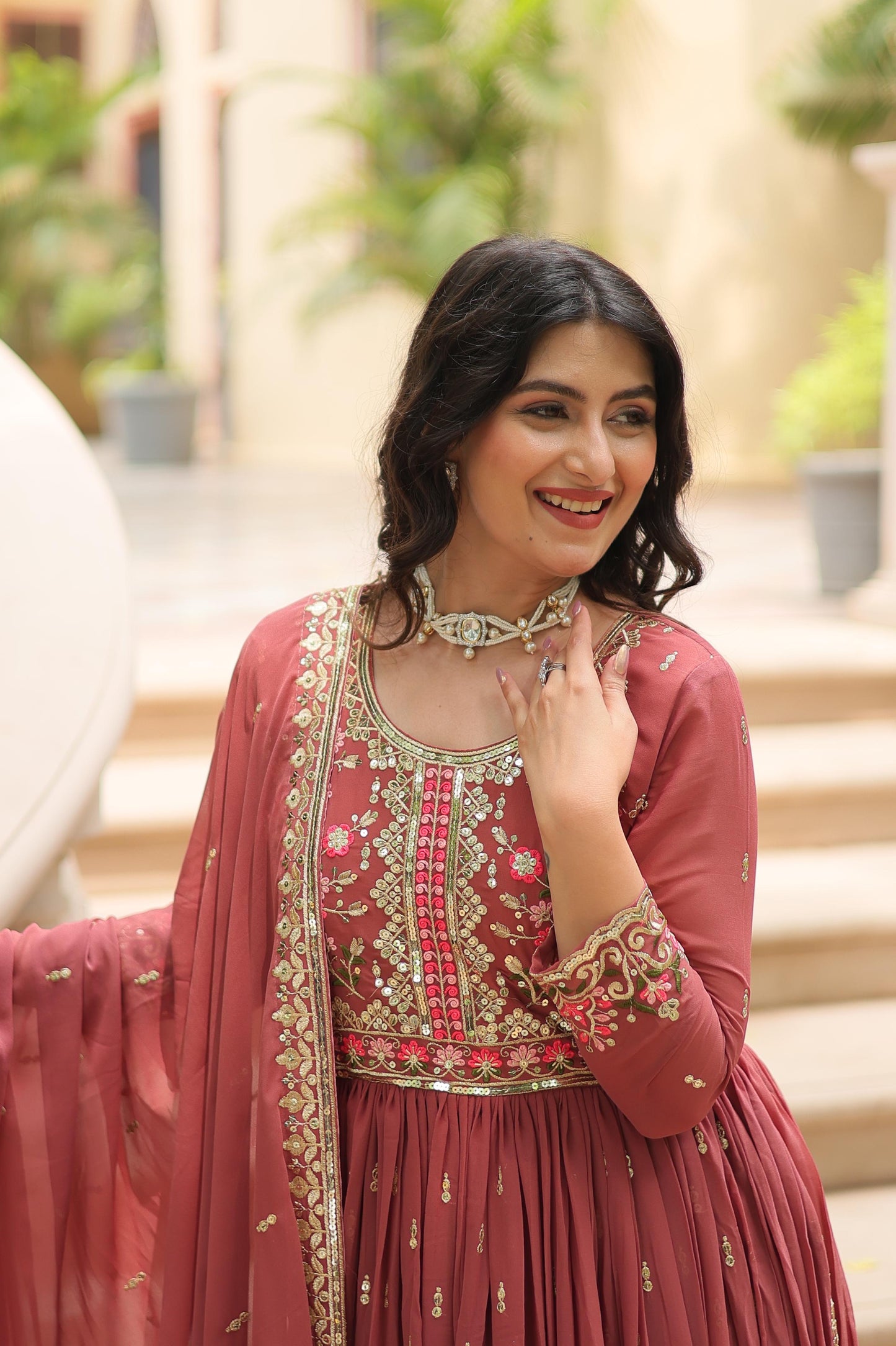 Beautiful Glimmering Sequins Sharara Suit Set