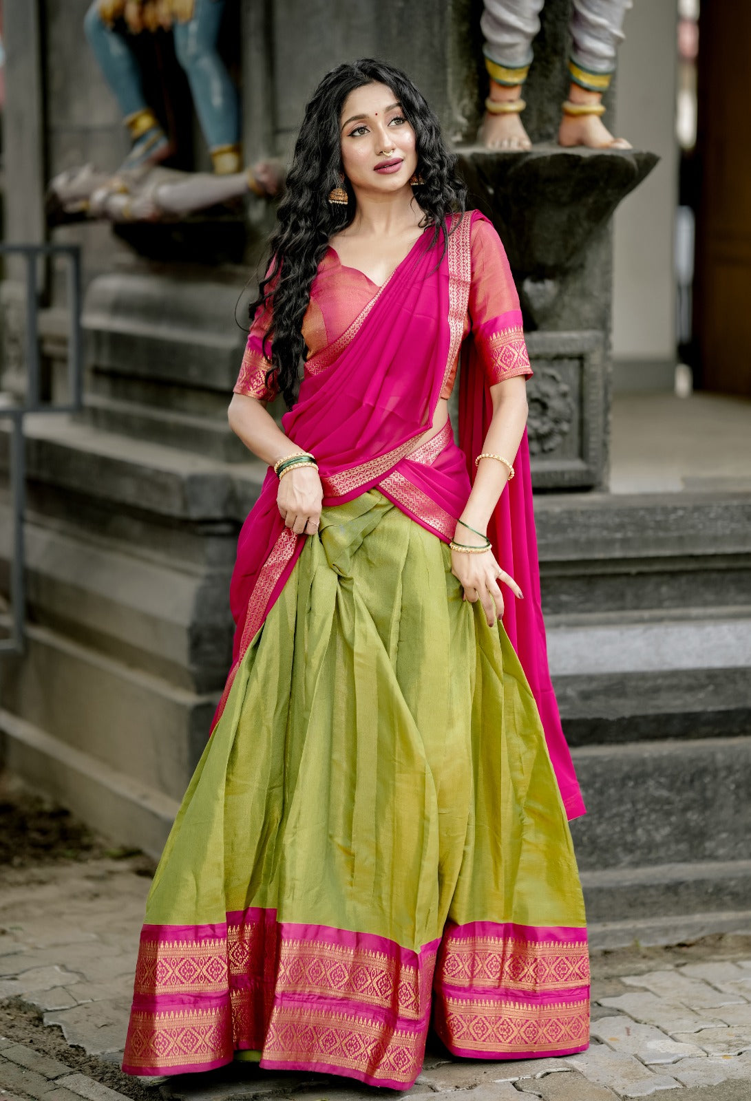 Cultural South Indian Half Saree