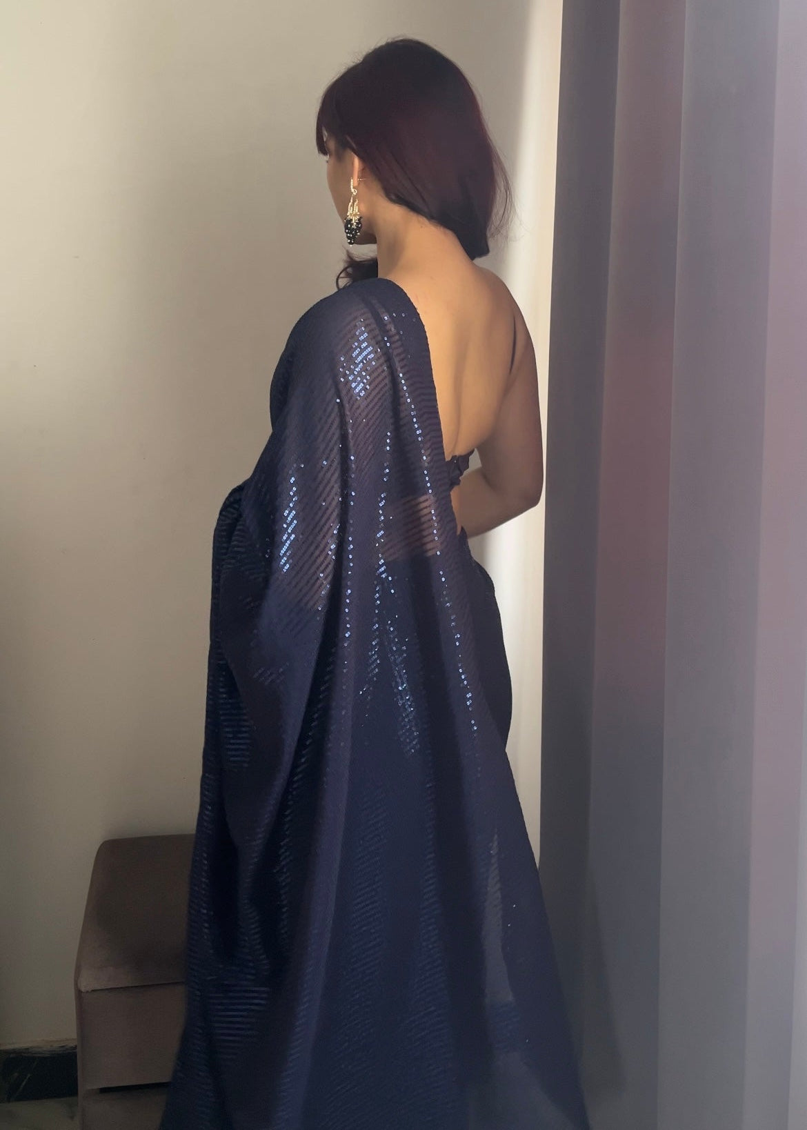 Celestial Sparkle Saree