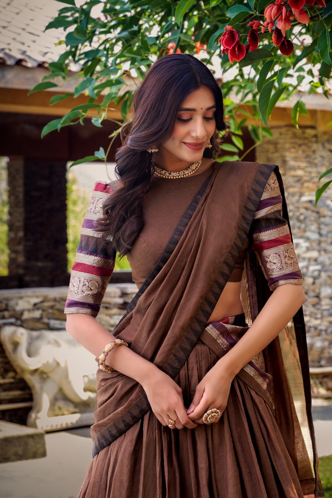 Royal Chanderi Lehenga Sets