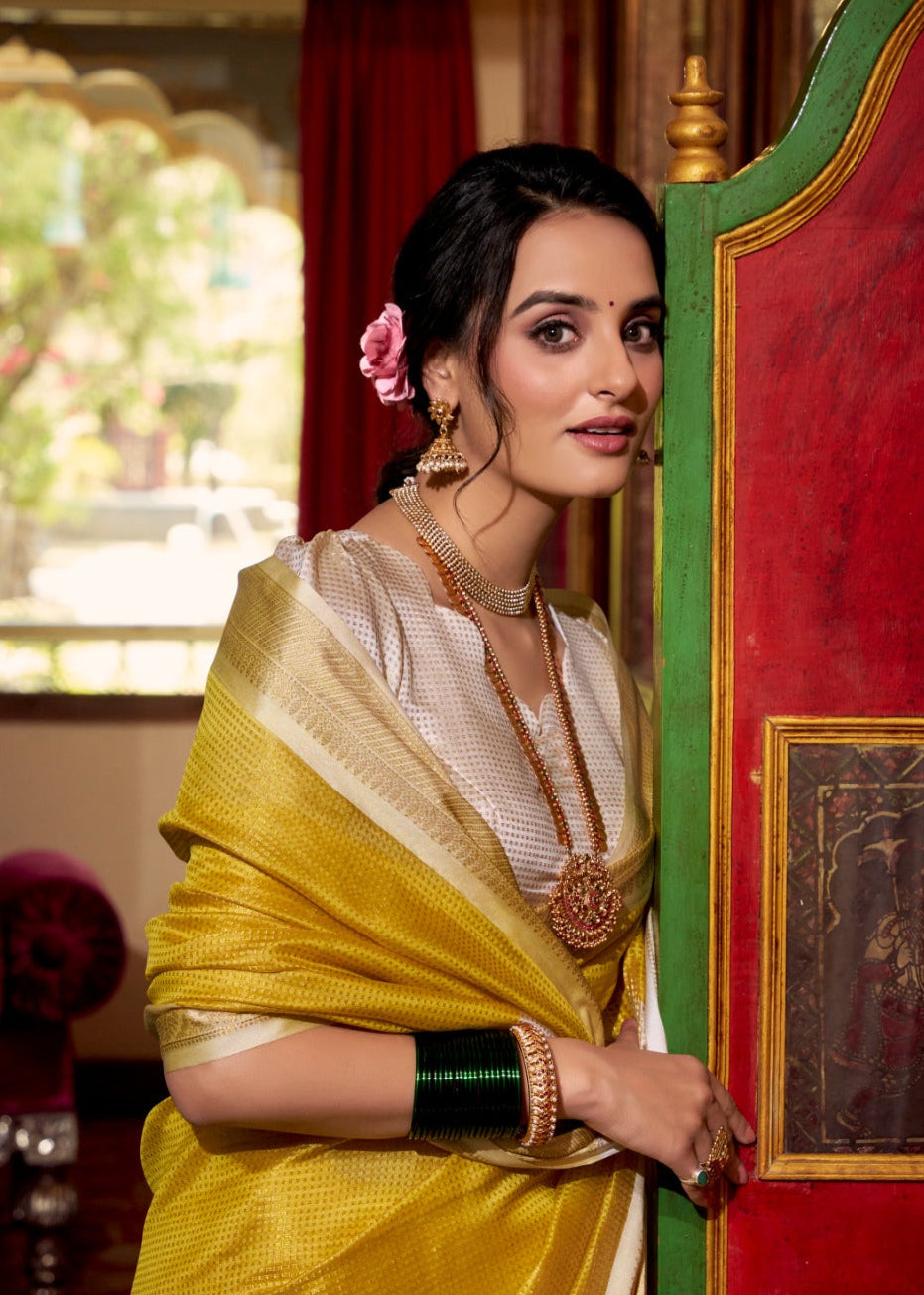 Festive Shine Zari Work Saree