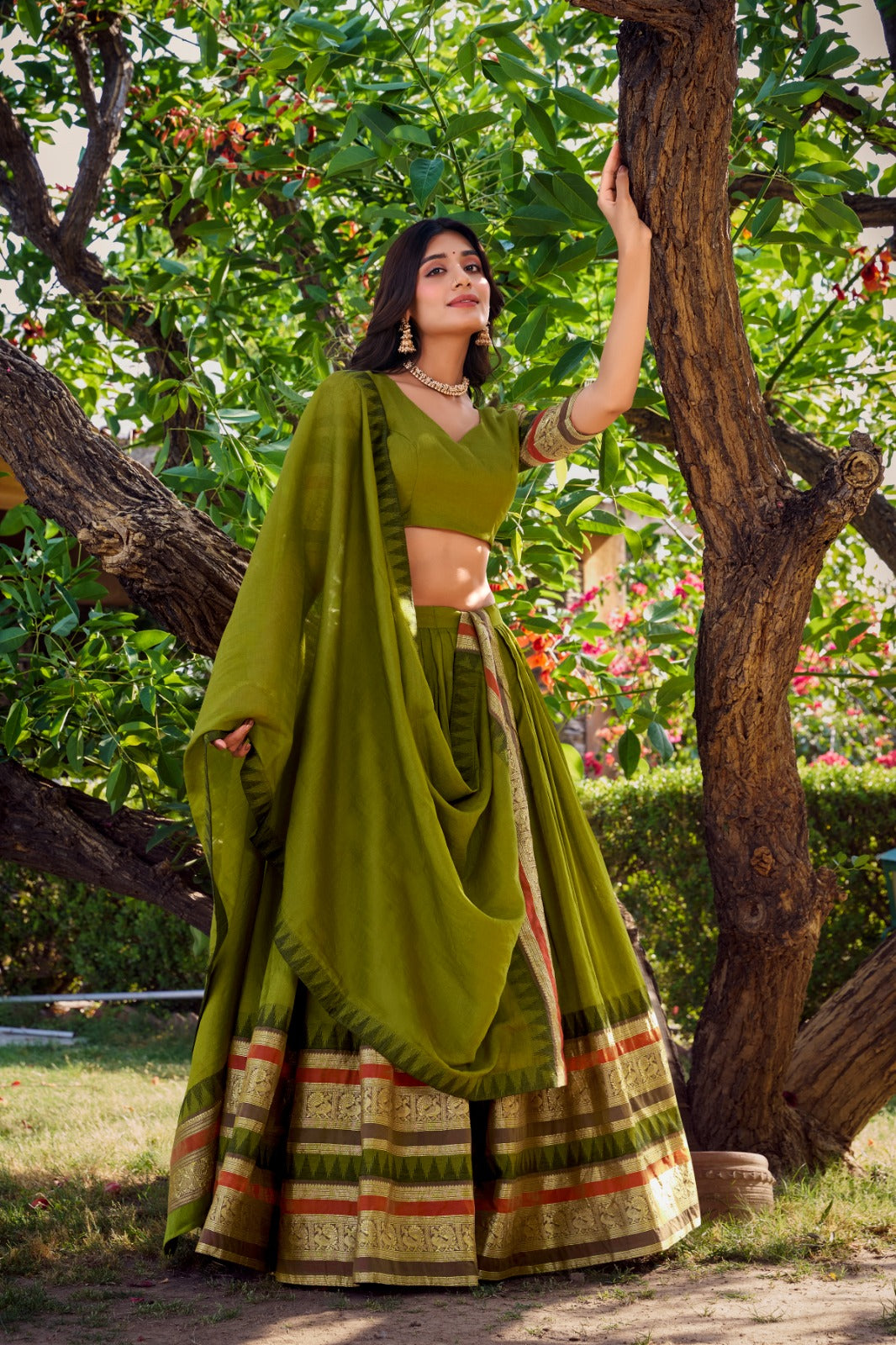 Royal Chanderi Lehenga Sets