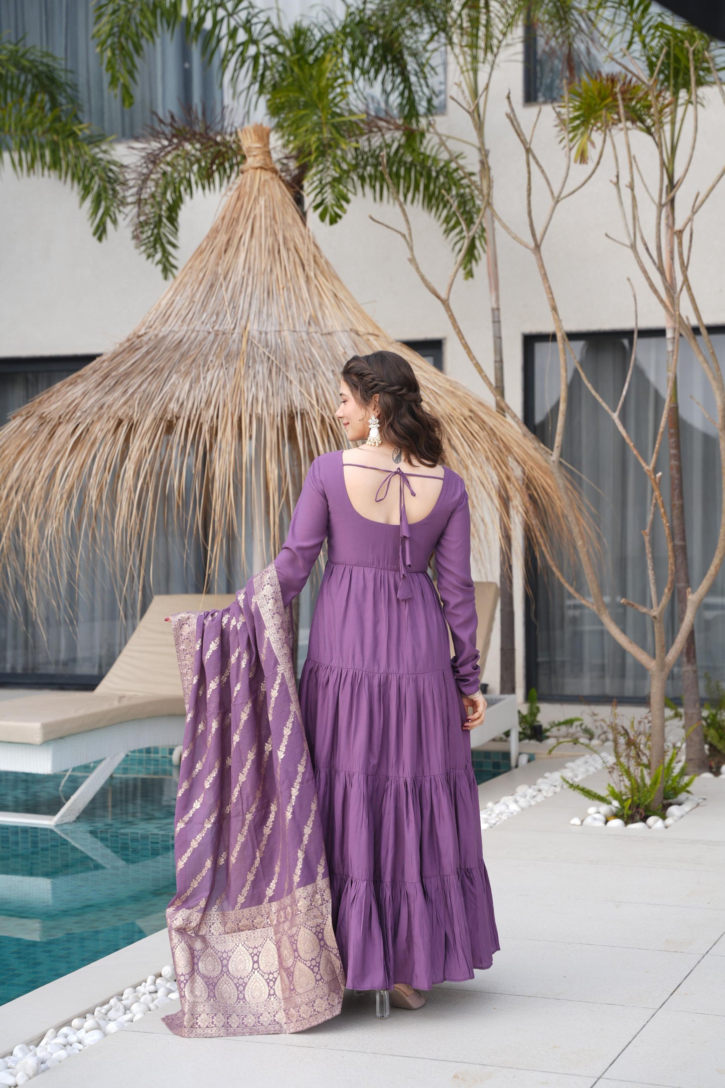 Festive Bloom Anarkali Edit