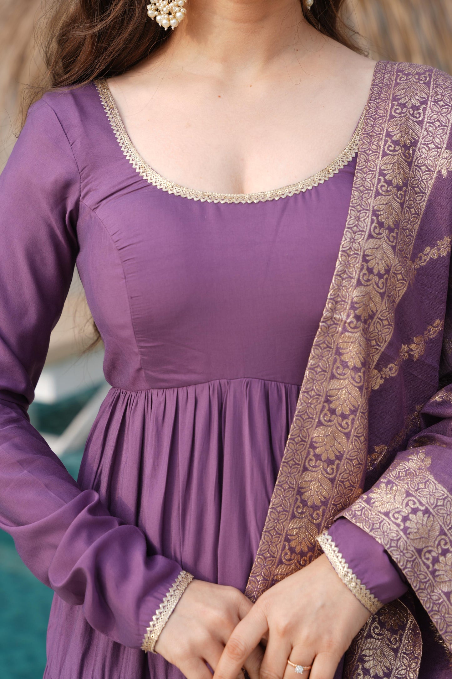 Festive Bloom Anarkali Edit