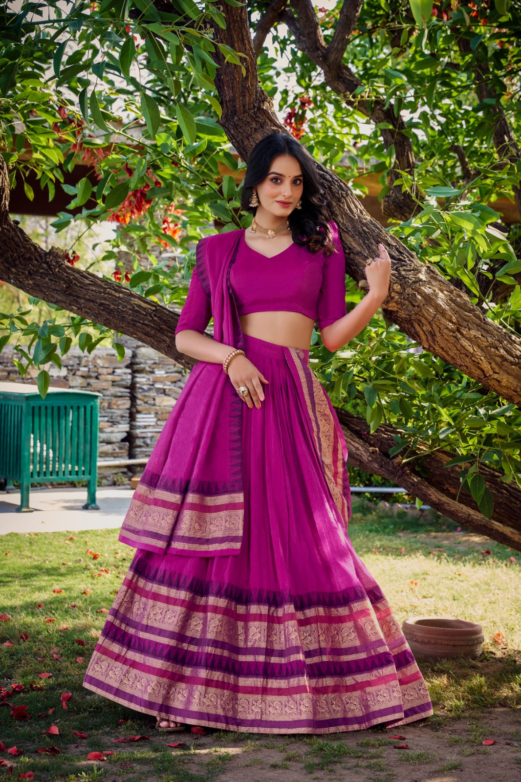 Royal Chanderi Lehenga Sets