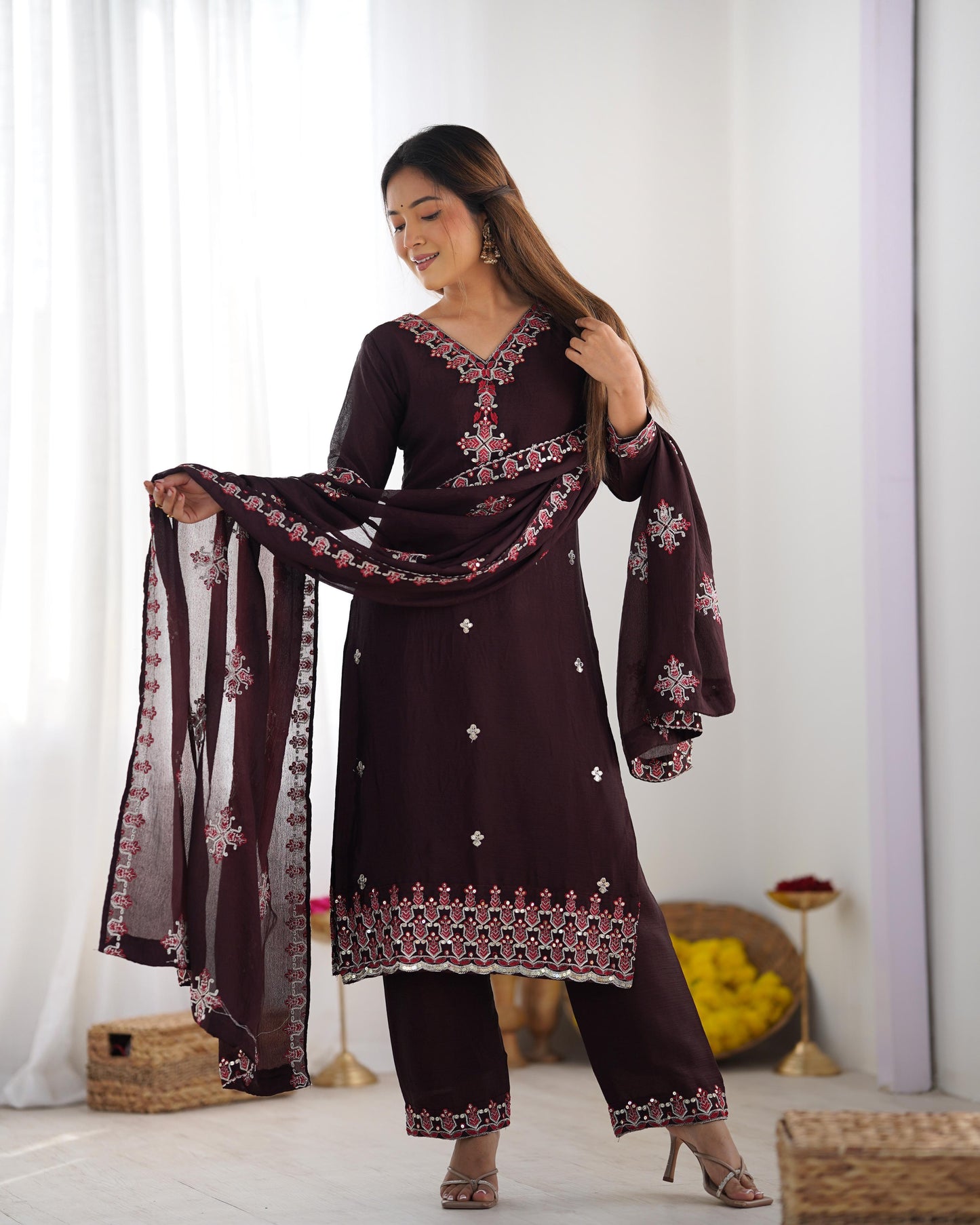Summer Ease Embroidered Kurta Set