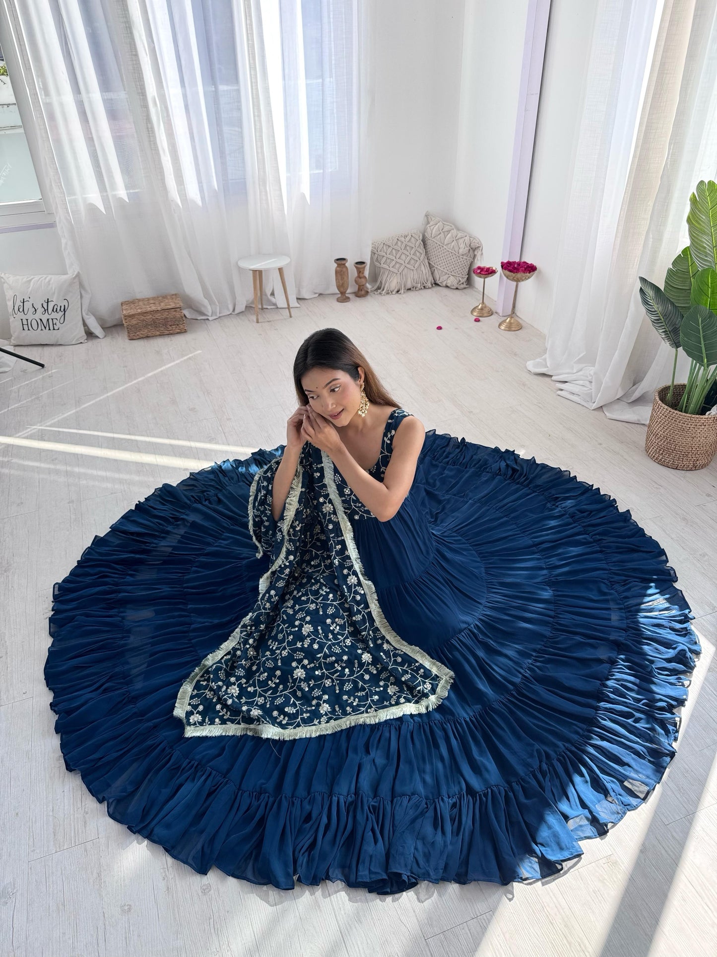 Graceful Georgette Anarkali Set Collection