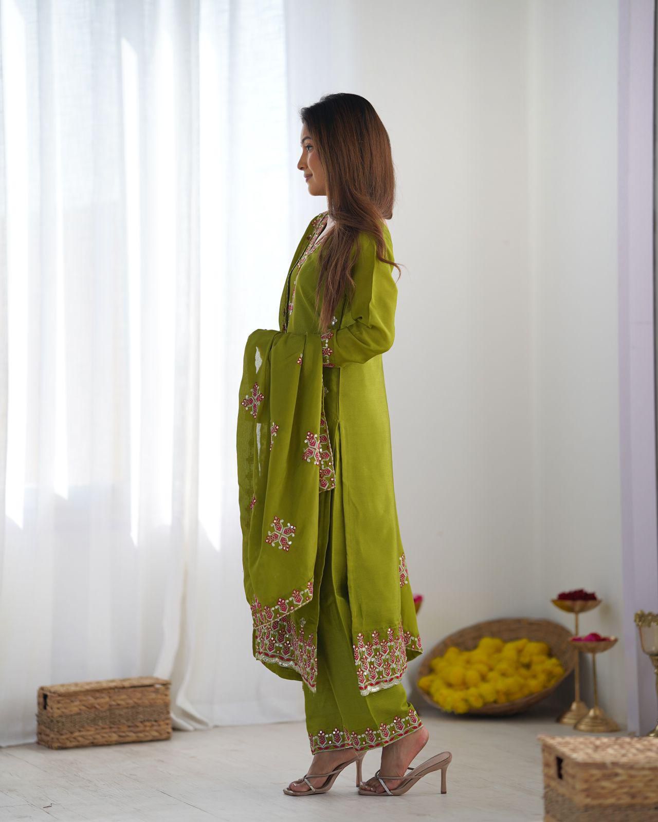 Summer Ease Embroidered Kurta Set