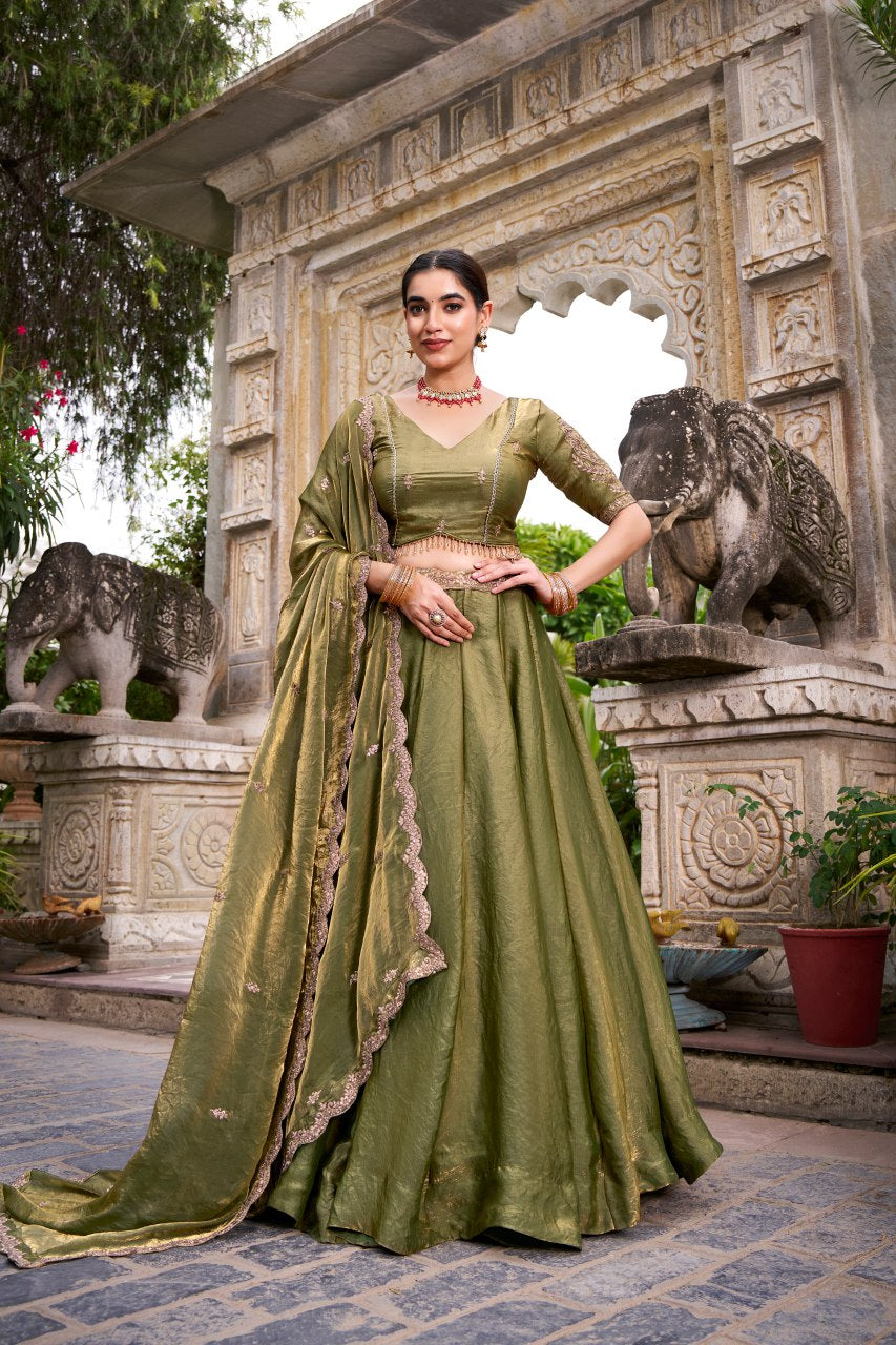 Subtle Glam Fendi Lehenga Set