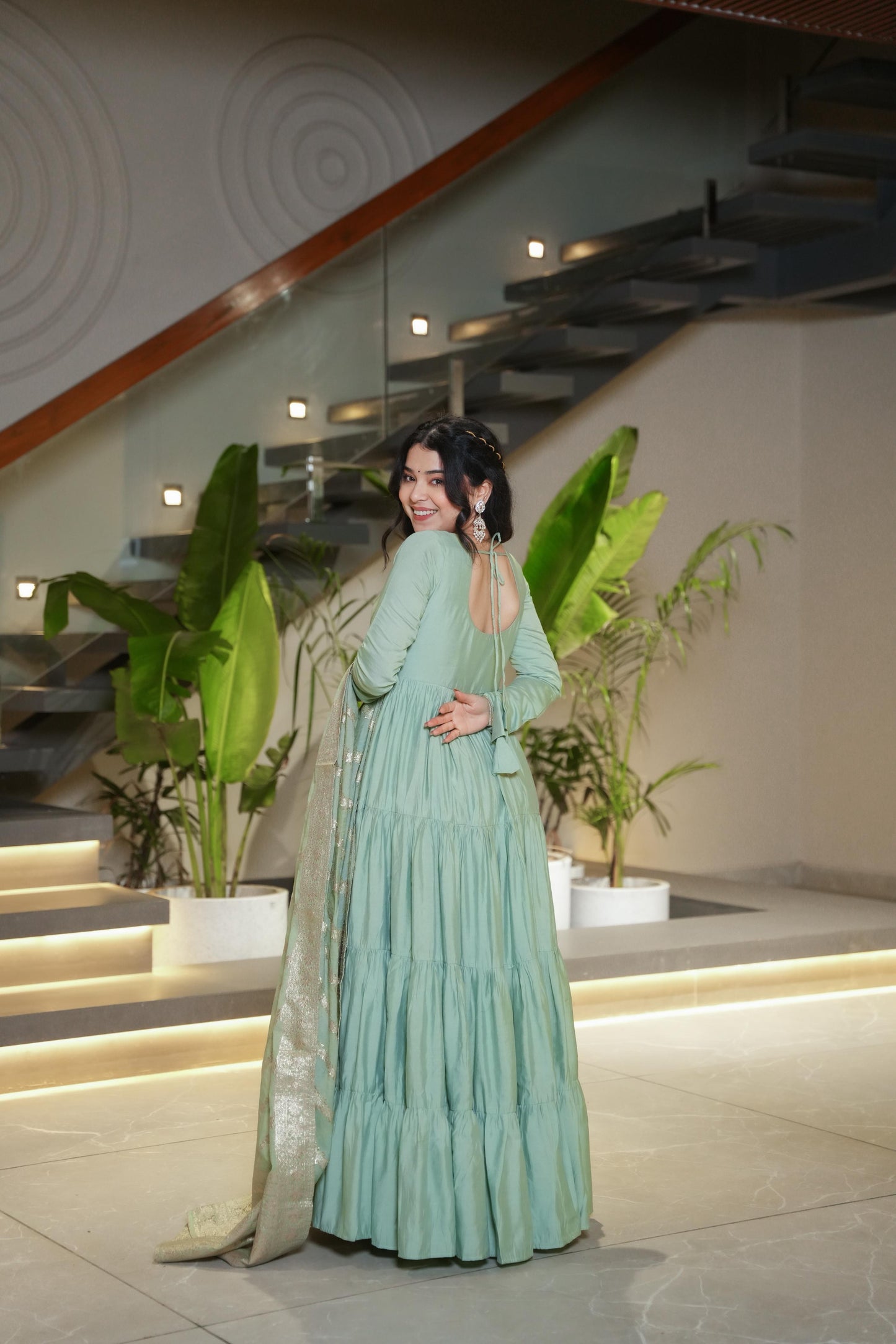 Festive Bloom Anarkali Edit