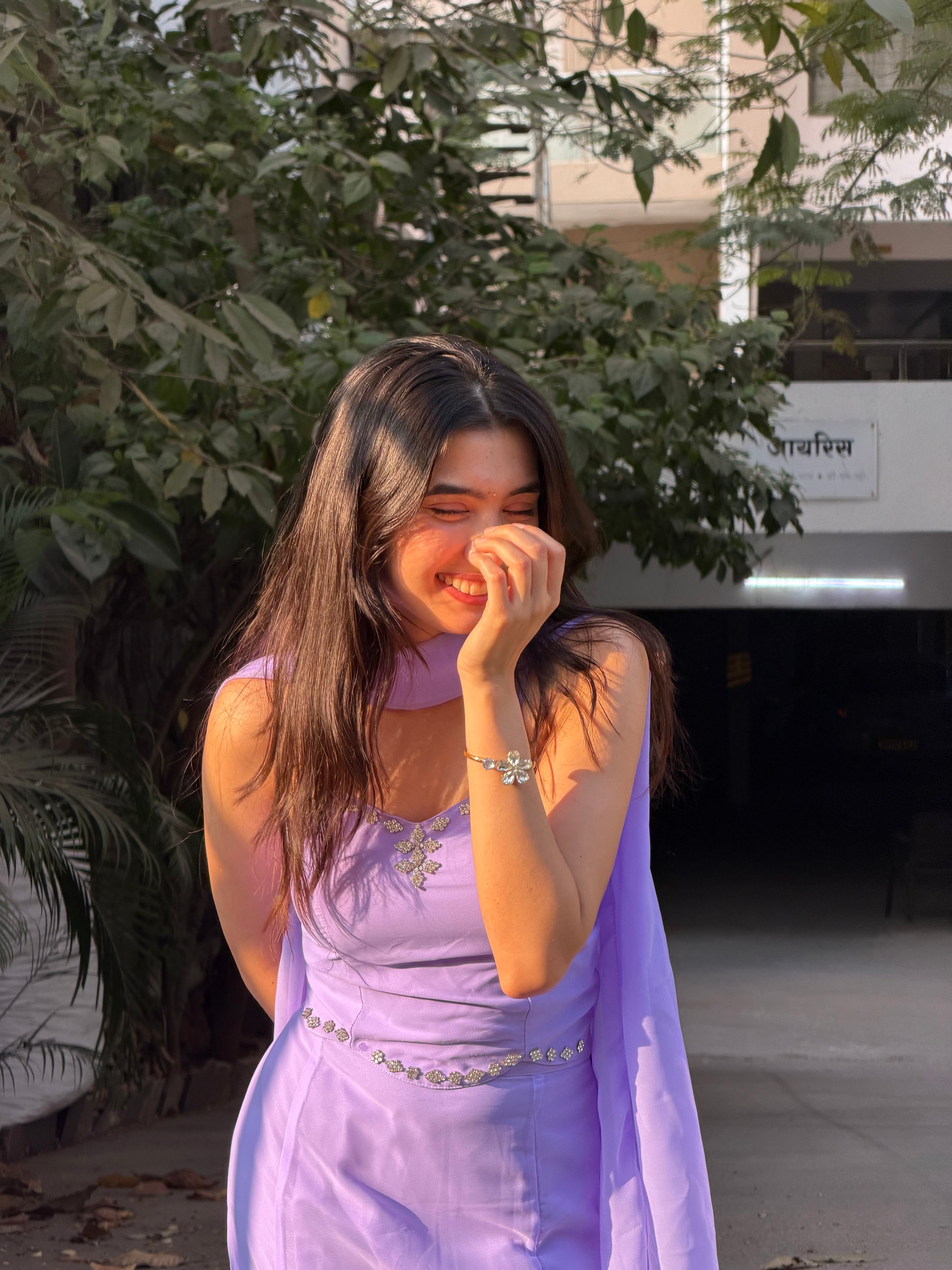 Lilac Mermaid Sparkle Dress