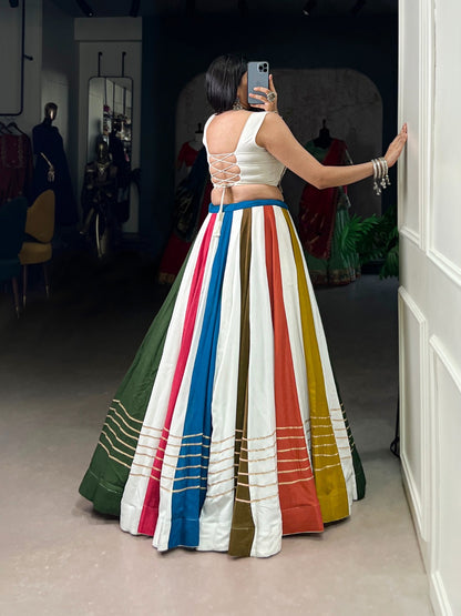 Dandiya Nights Mirror Lehenga