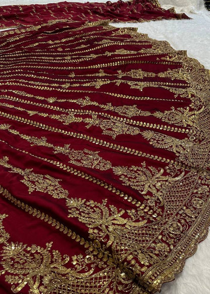 Golden Grace Kasturi Silk Lehenga