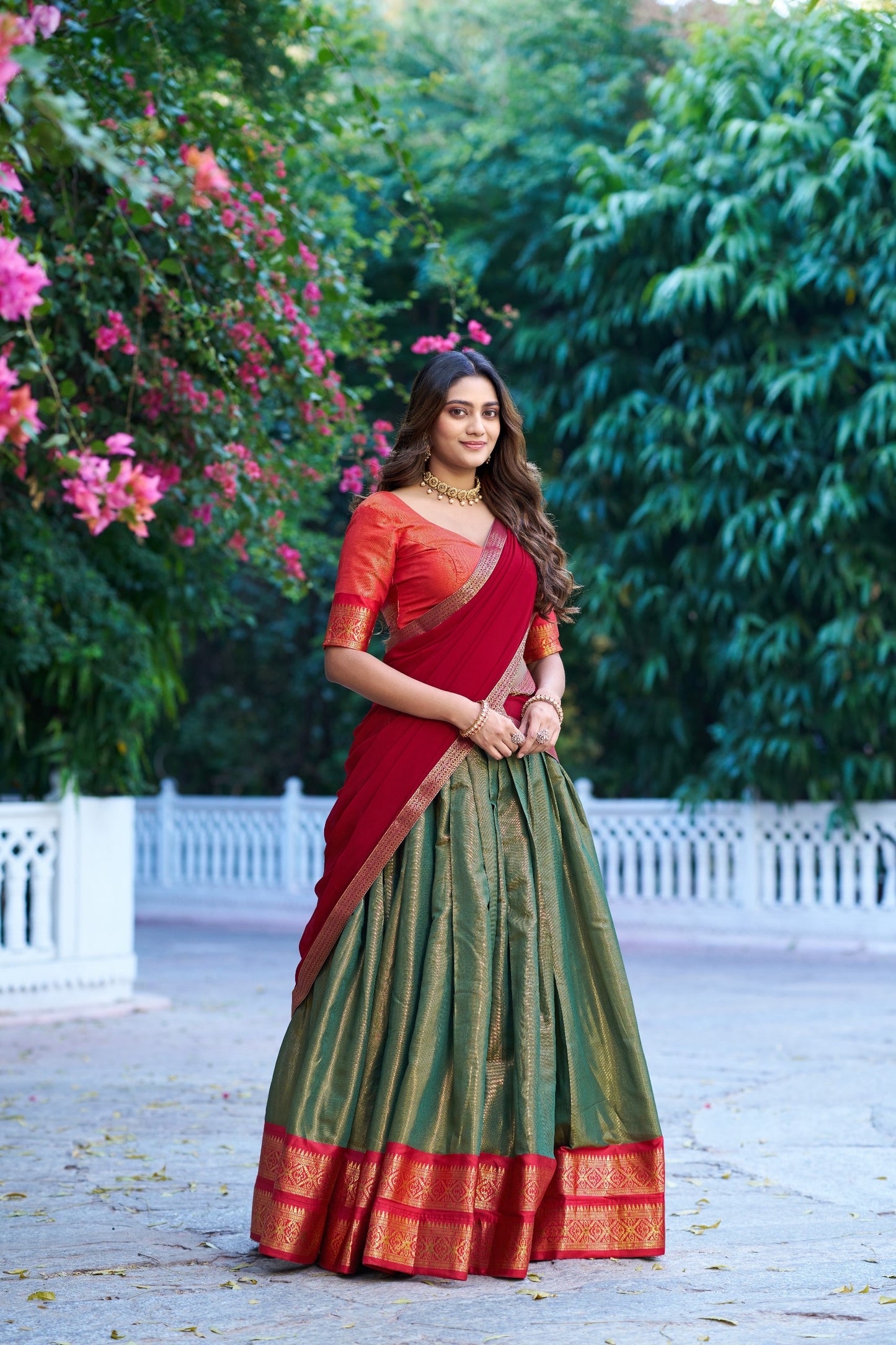 Kanchipuram Cultural South Half Saree