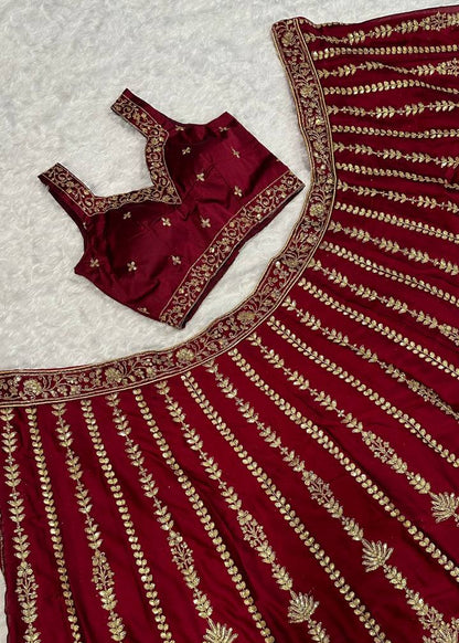 Golden Grace Kasturi Silk Lehenga