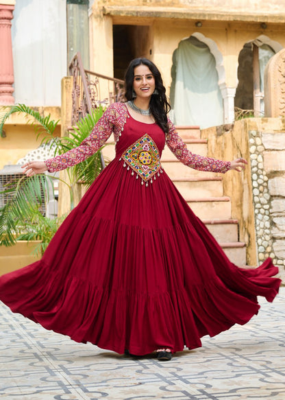 Mirror Kodi Touch Cotton Print Gown