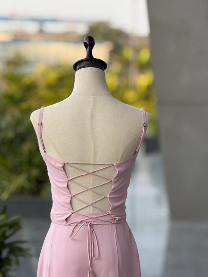 Barbie-core Diamond Georgette Fishcut Set