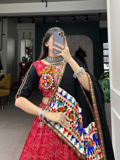 Mirror Magic Festive Navratri Choli