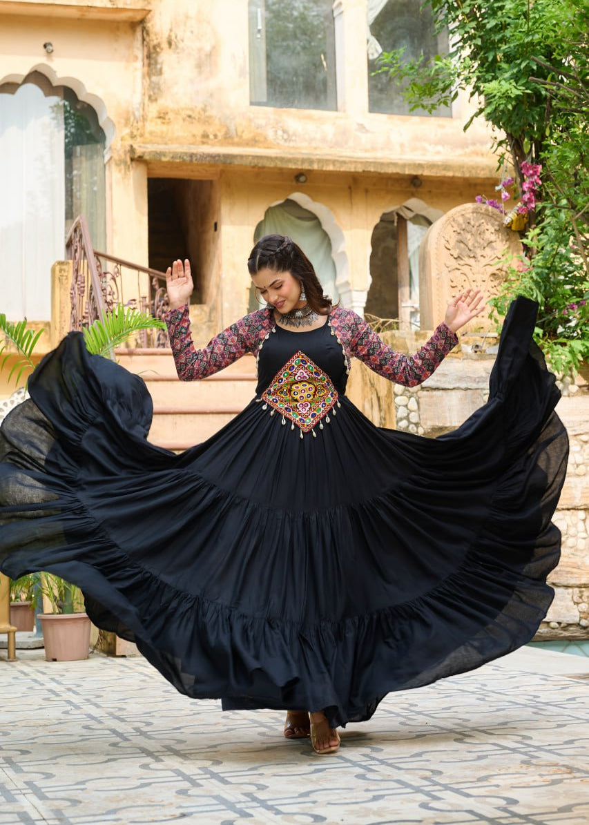 Mirror Kodi Touch Cotton Print Gown