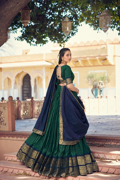 Regal Zari Weave Half Saree