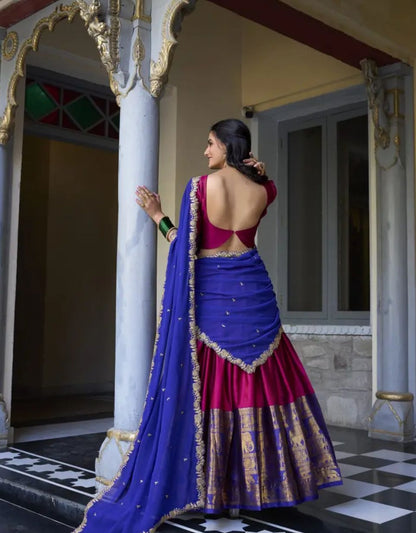 Graceful South Indian Lehenga Set