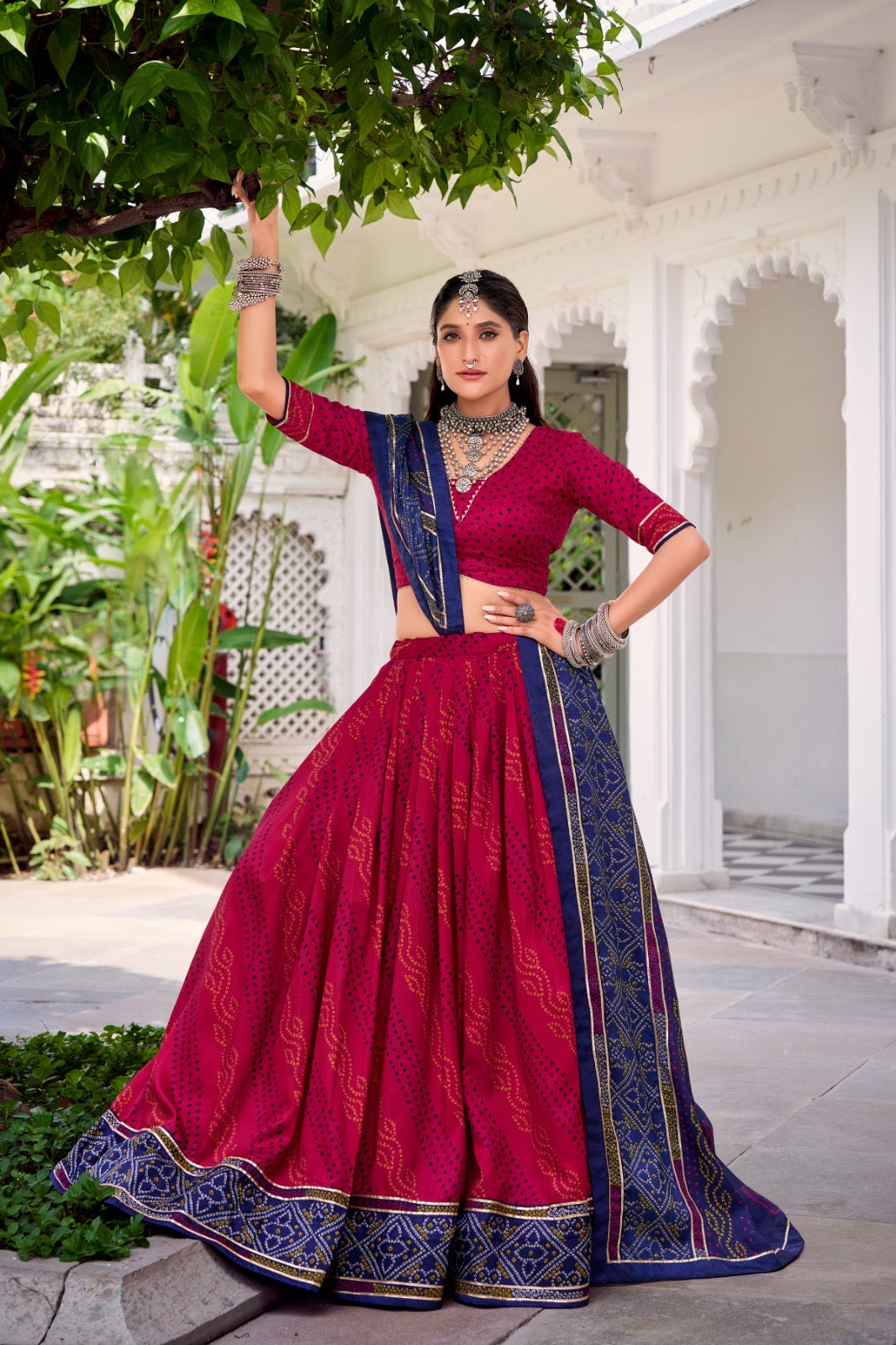 Bandhej Printed Lehenga Choli