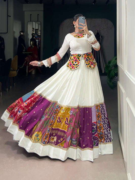 Multicolour Patchwork Chaniya Choli