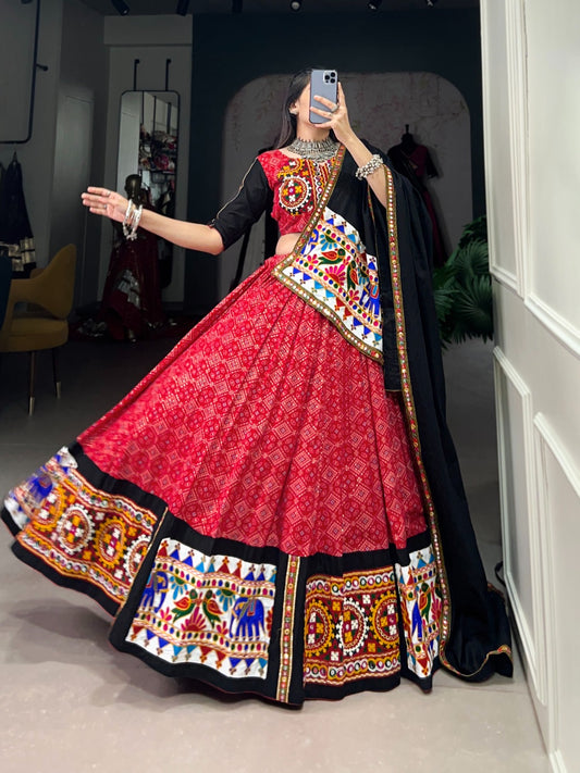 Mirror Magic Festive Navratri Choli