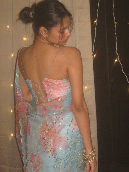 Soft Glaze Corset Saree