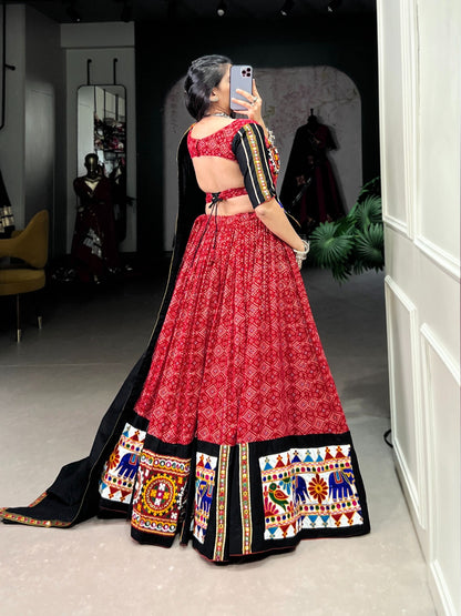 Mirror Magic Festive Navratri Choli