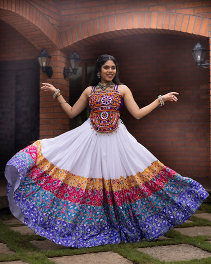 Twilight Twirls Festive Lehenga