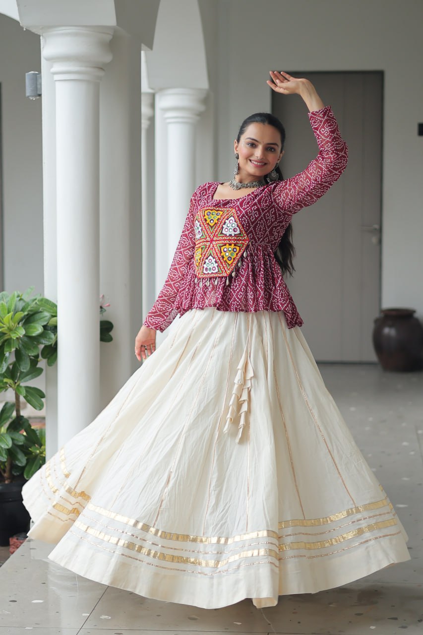Graceful Gota Work Lehenga