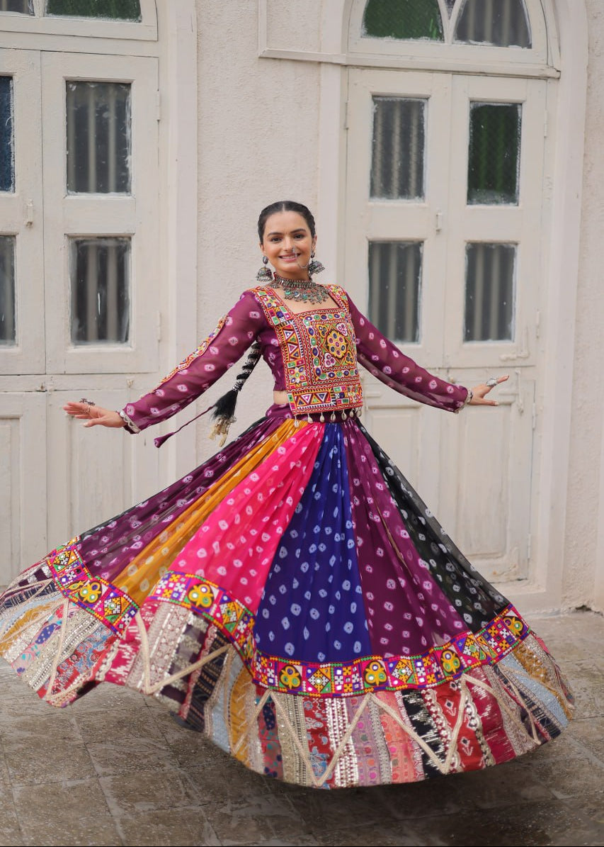 Rangrez Kutchi Gamthi Lehenga Set