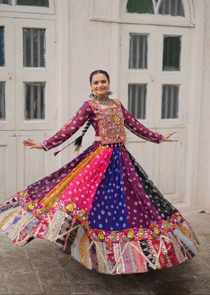 Rangrez Kutchi Gamthi Lehenga Set