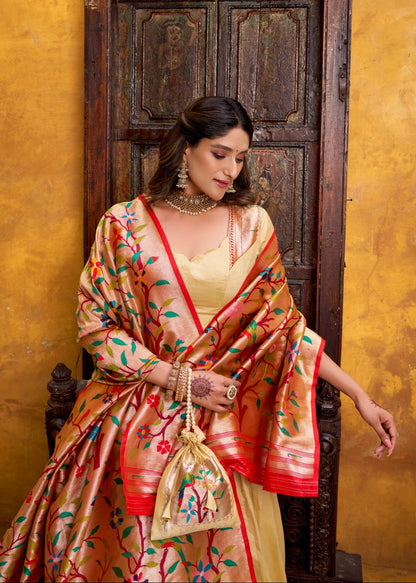 Sundari Zari Paithani Silk Lehenga