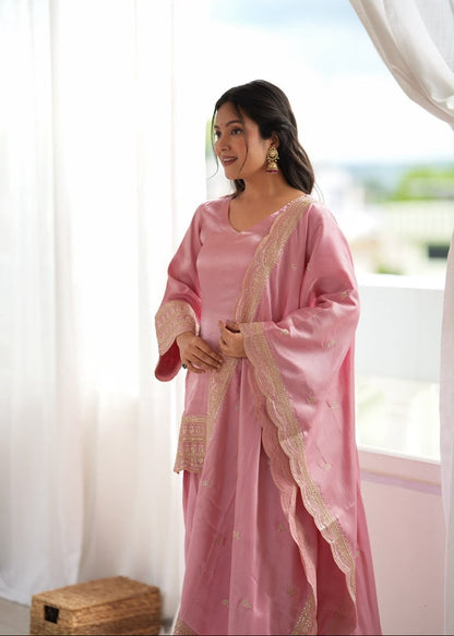Noorani Dori Embroidery Farshi Salwar Set