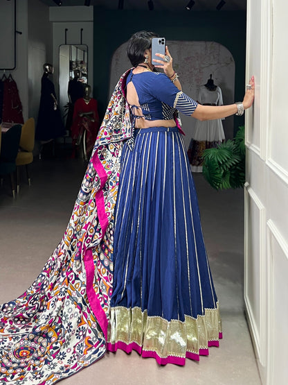 Tradition Golden Weaves Chaniya Choli