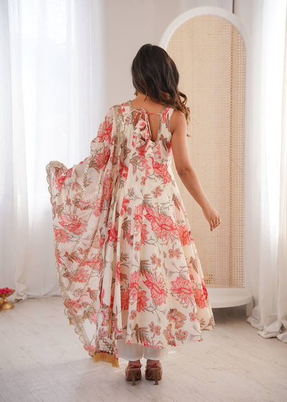 Floral Bloom Anarkali Set